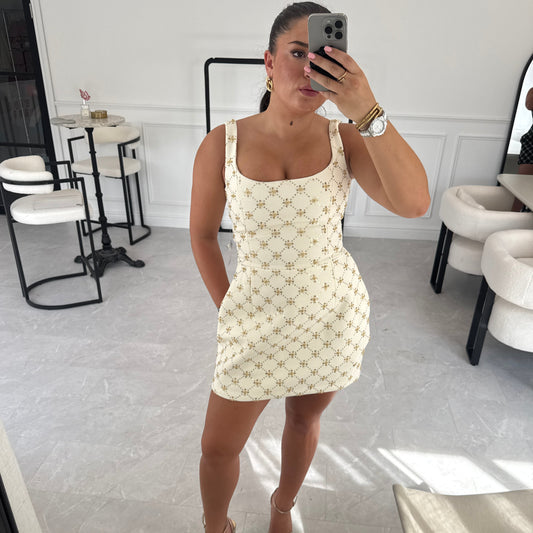 RENT | BUY Nadine Merabi Sofia Ivory Dress