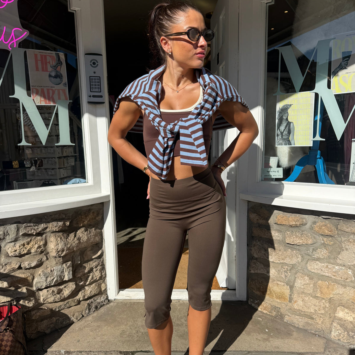 Nayah Stripe Long Sleeve Top