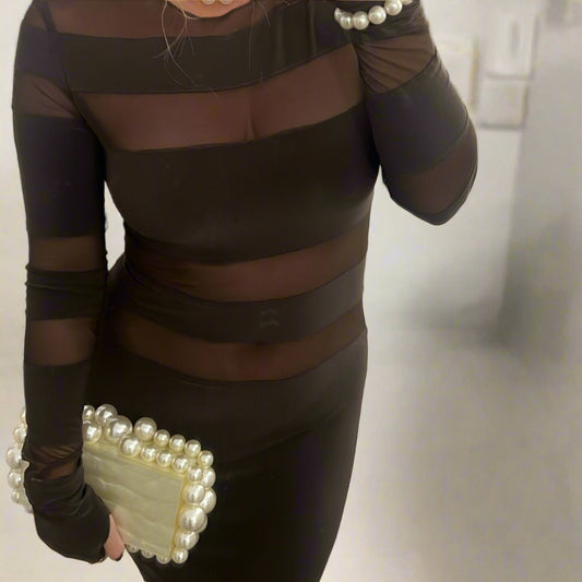 SAMPLE SALE Cult Gaia Pearl Clutch Bag- RRP £400