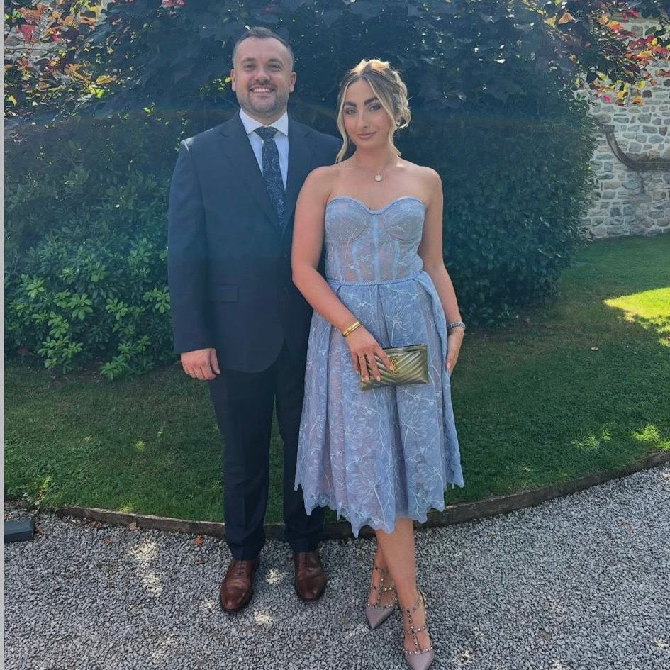 RENT | BUY Nadine Merabi Olivia Blue Dress