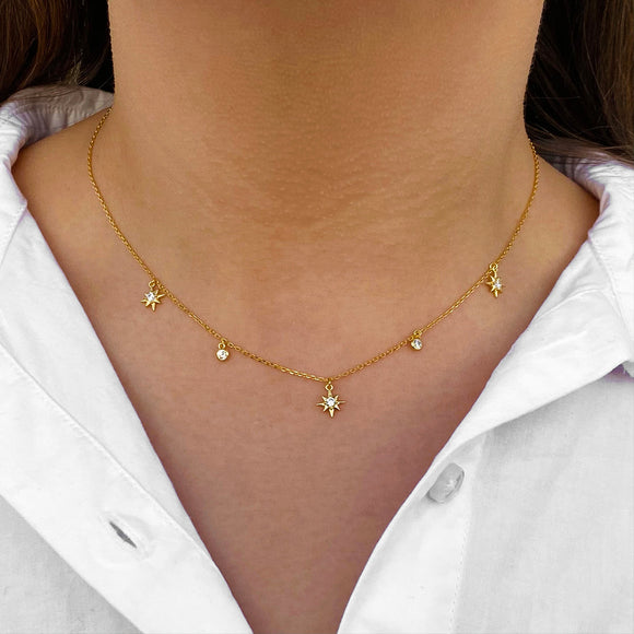 Stella Constellation Choker Necklace