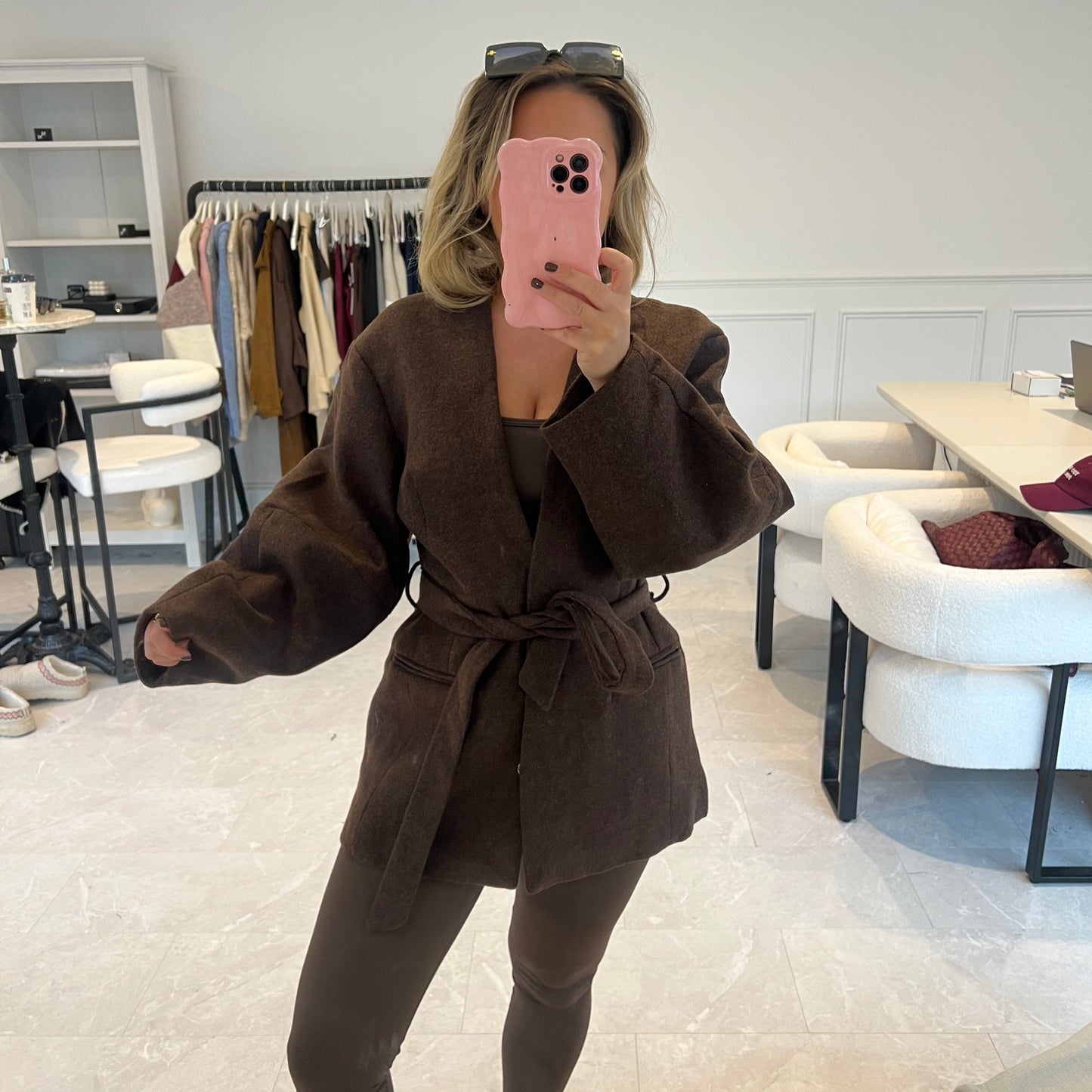 Fia Belted Duster Jacket