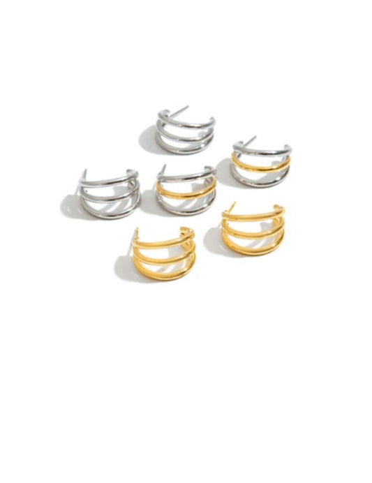 Mabel Multi Layer Drop Earrings