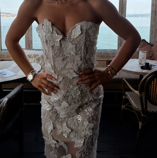 RENT | BUY Bronx & Banco Dahlia White Maxi Dress