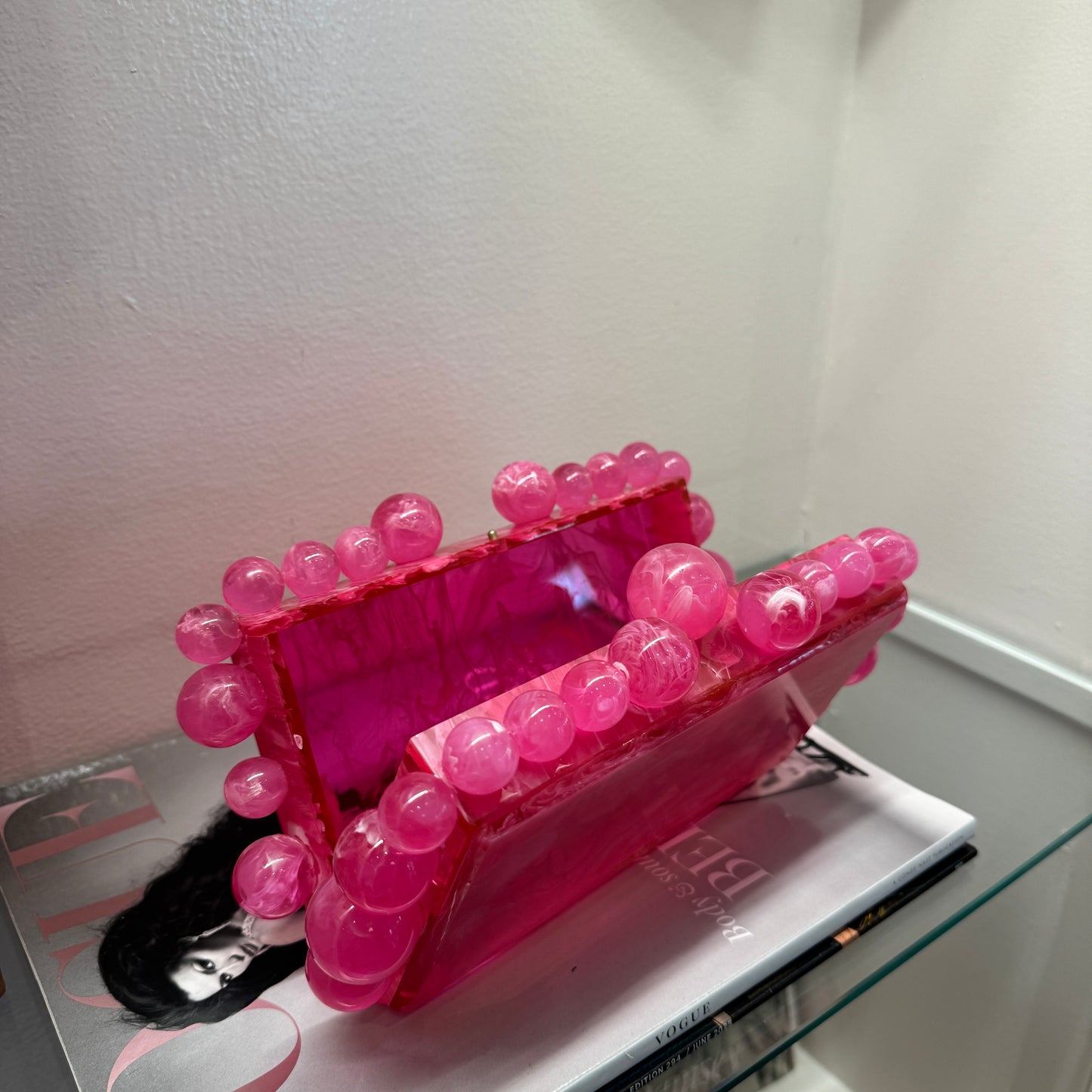 RENT | BUY Cult Gaia Pearl Eso Hot Pink Bag- RRP £350