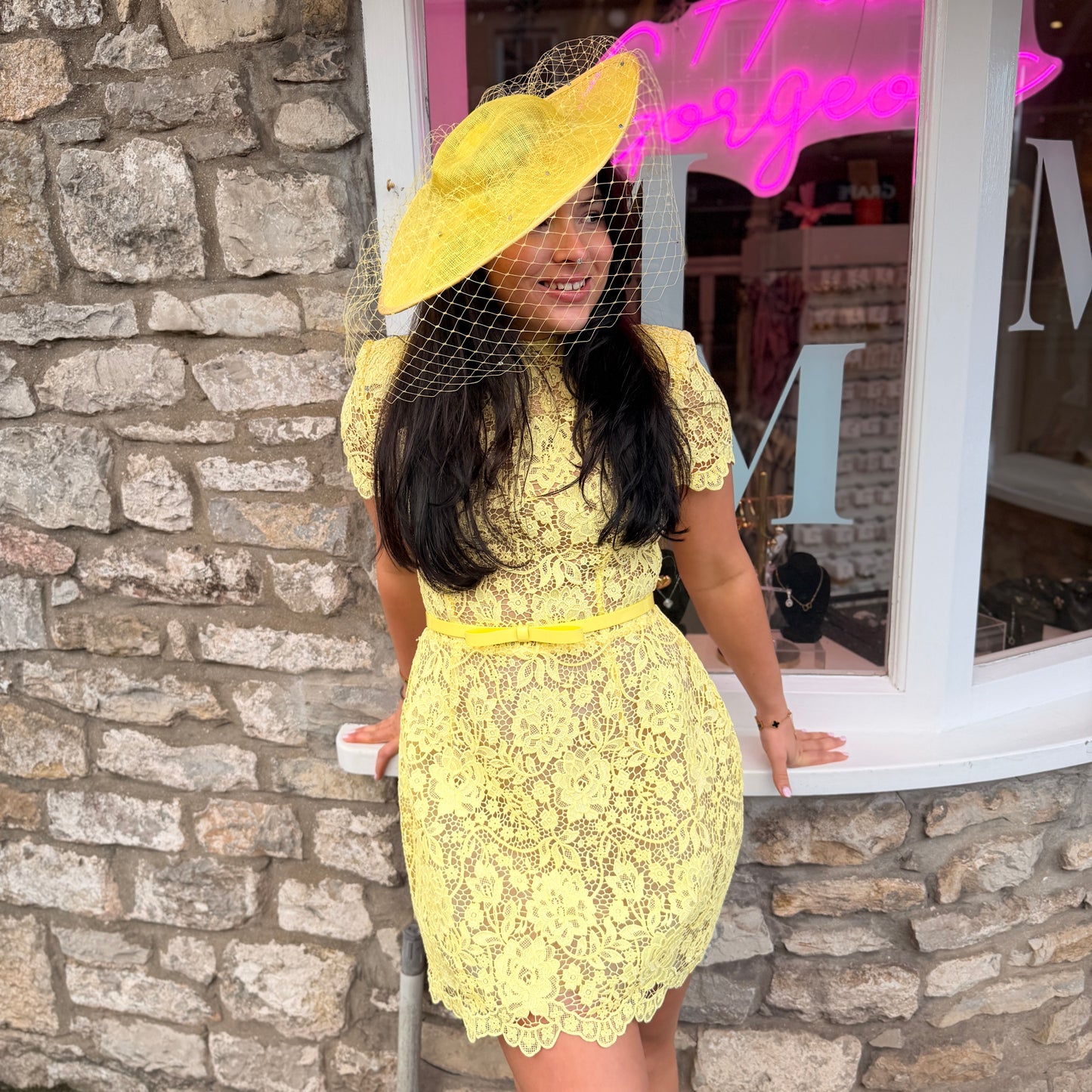 RENT | BUY Nadine Merabi Millie Yellow Dress