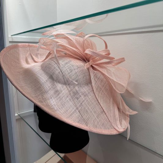 RENT | Pale Pink Lucy Fascinator
