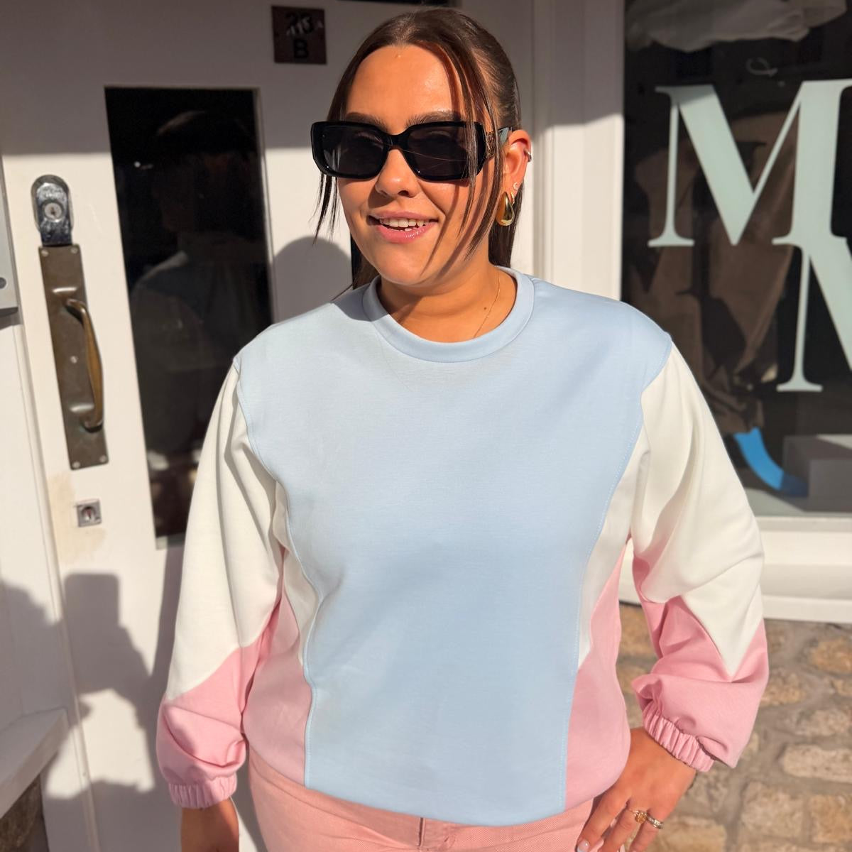 Sali Colour Block Sweatshirt