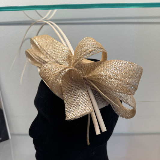 RENT | Gold Orla Fascinator