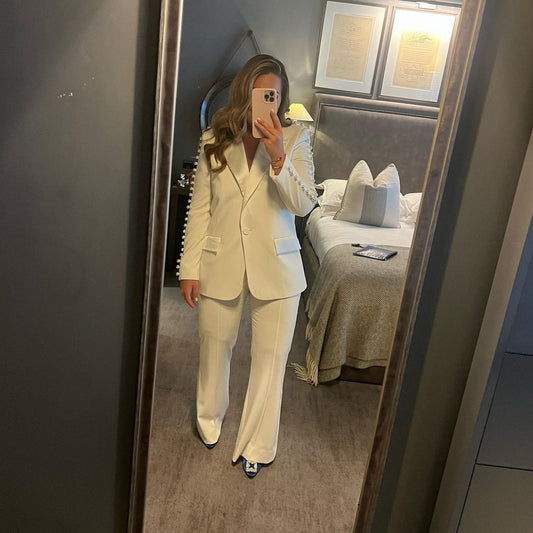 RENT | BUY Nadine Merabi Charlotte White Blazer