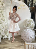 RENT Nadine Merabi Pippa White Dress RRP £375