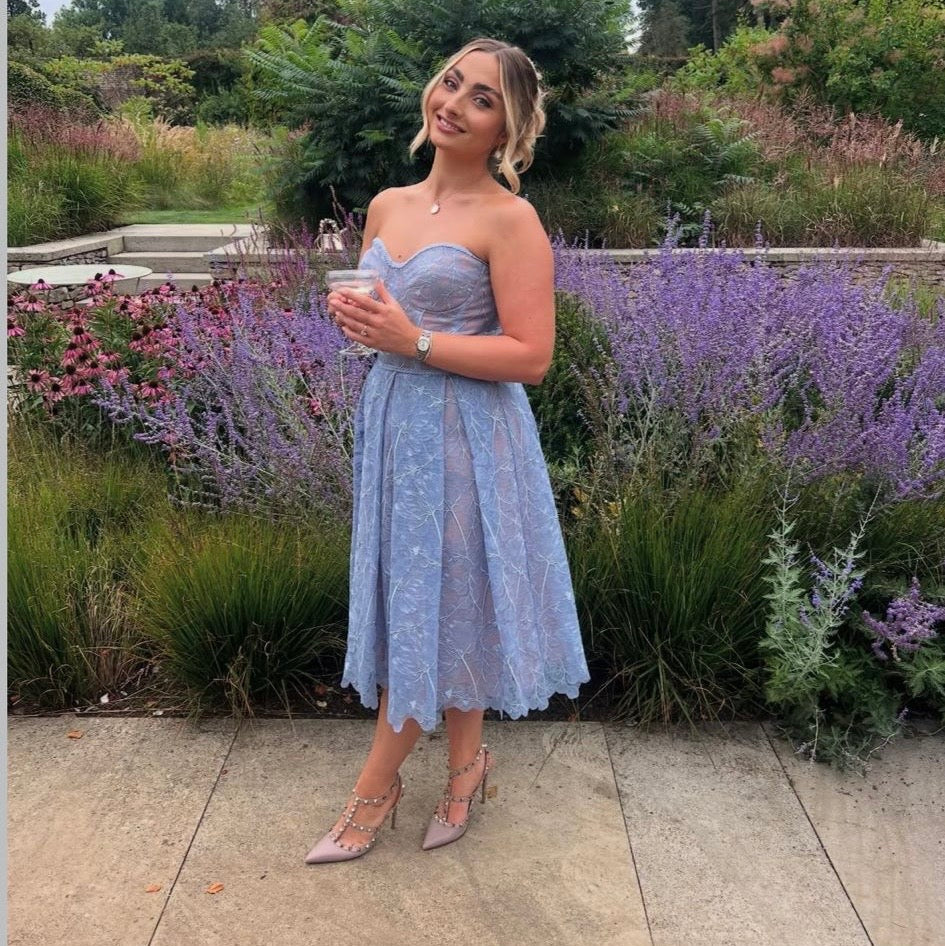 RENT | BUY Nadine Merabi Olivia Blue Dress  Minnie May Closet