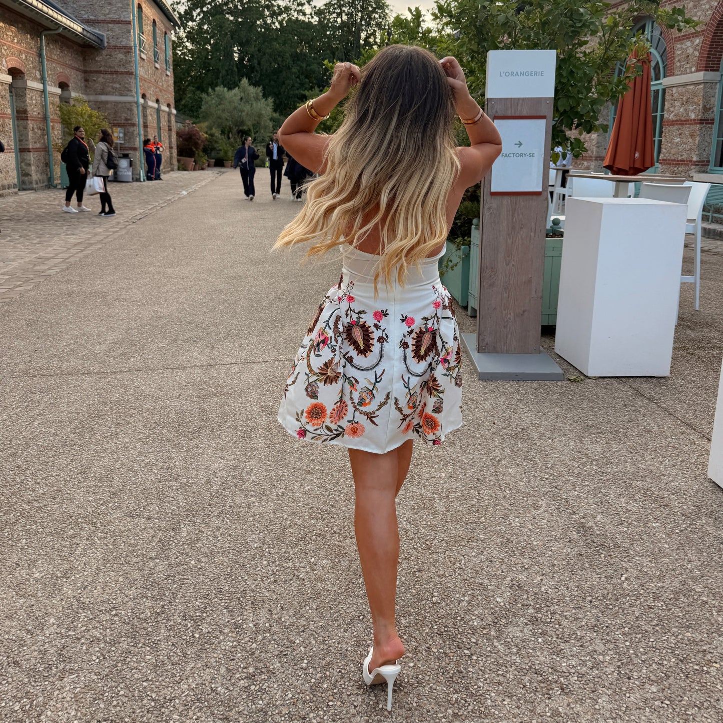 Corrie Embroidered Mini Dress