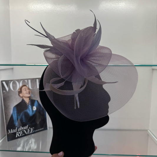 RENT | Purple Paige Fascinator