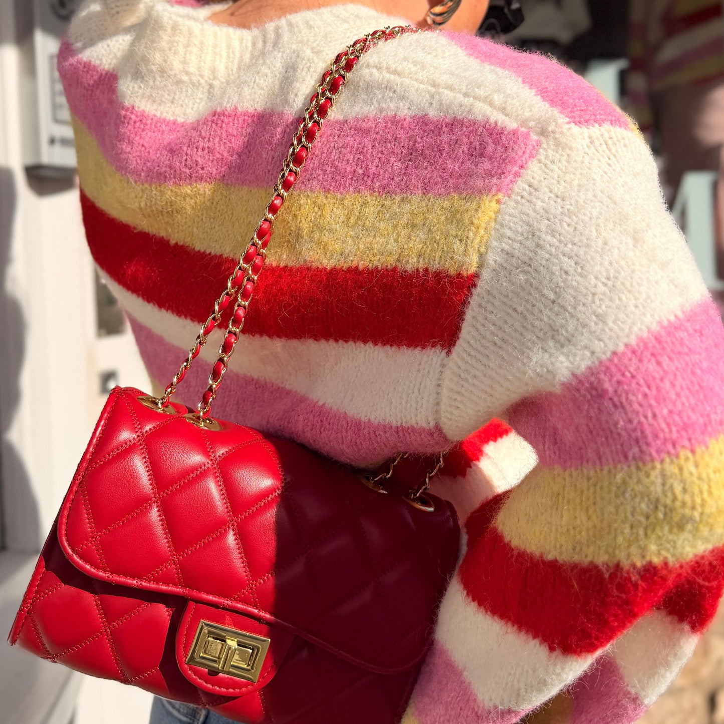 Jazmin Striped Knit Jumper