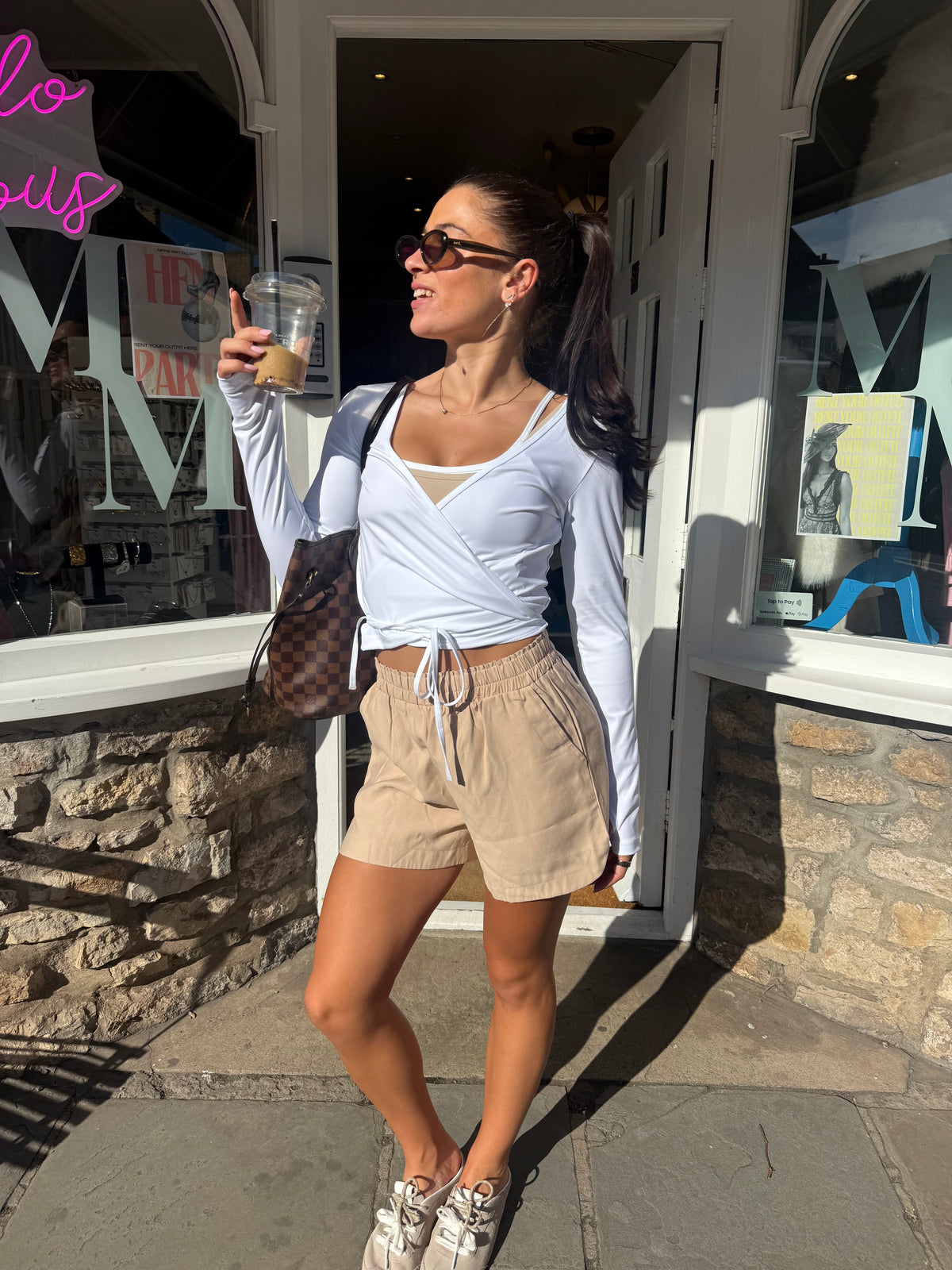 Long Sleeve Active Wrap Top