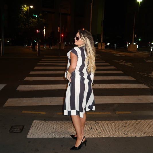 Asse Striped Waistcoat & Shorts Set