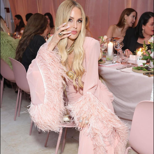 RENT | BUY Bronx & Banco Geisha Baby Pink Maxi Dress