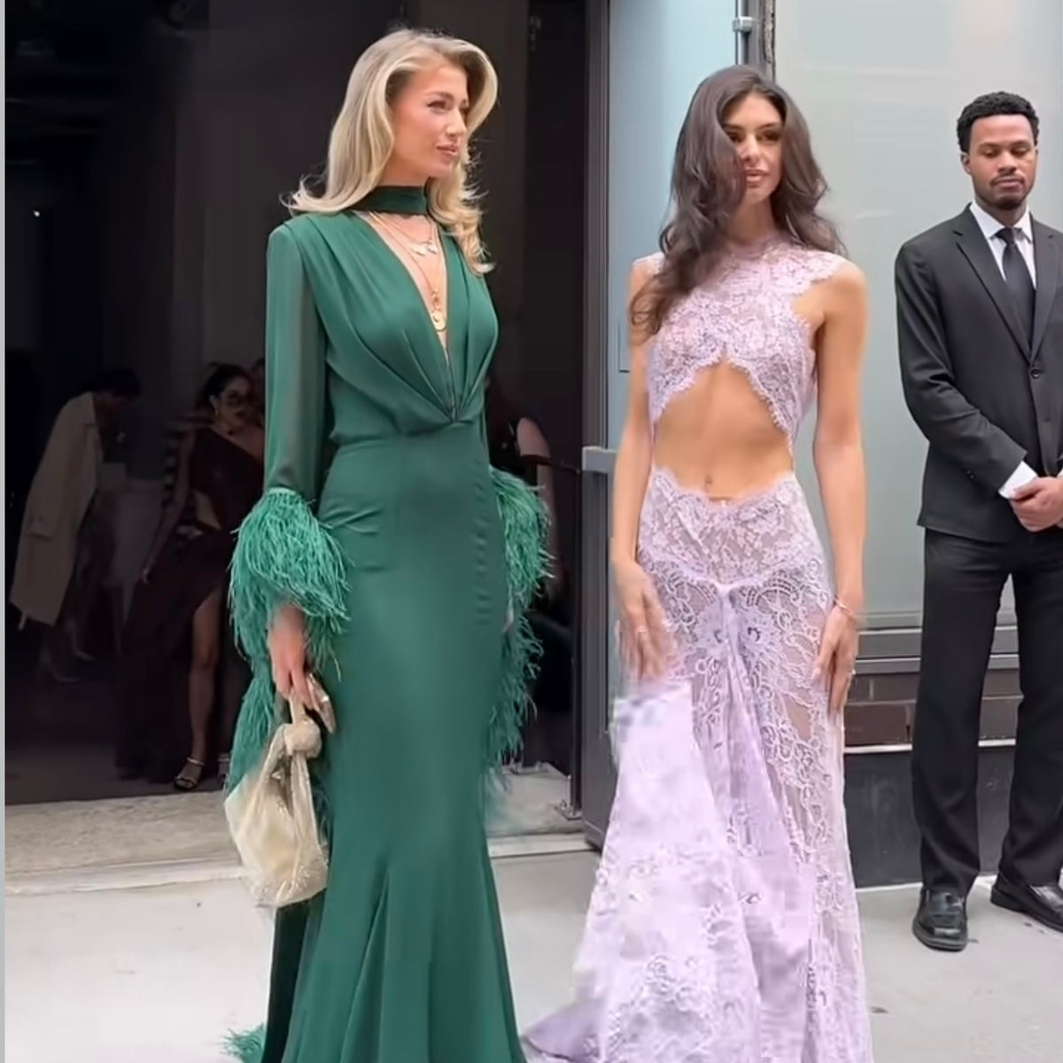 RENT | BUY Bronx & Banco Geisha Dark Green Maxi Dress