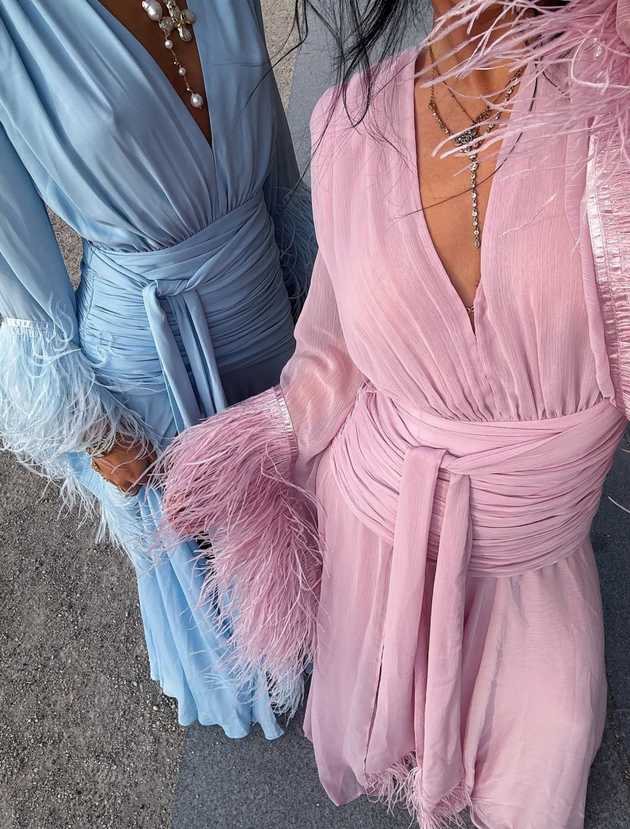 RENT | BUY Bronx & Banco Geisha Baby Pink Maxi Dress