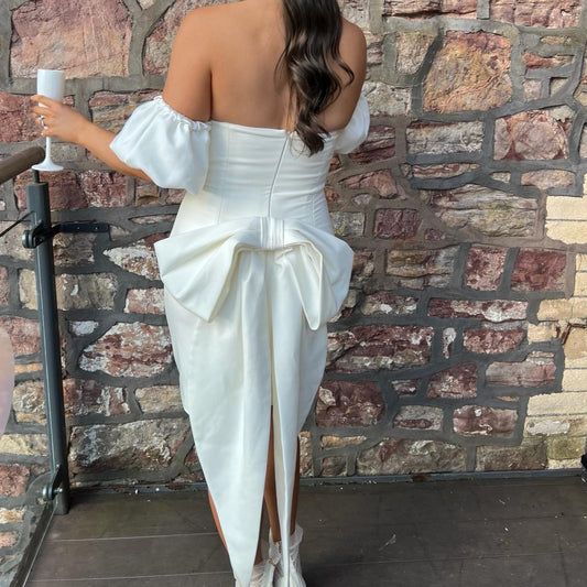 SAMPLE SALE Nadine Merabi Emiliee White - Size L