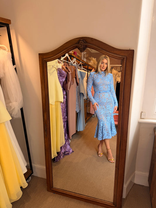 RENT | BUY Nadine Merabi Juliette Blue Dress
