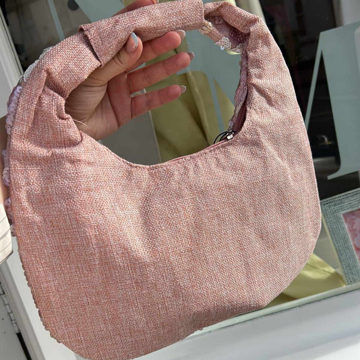 Embellished & Embroidered Floral Bag