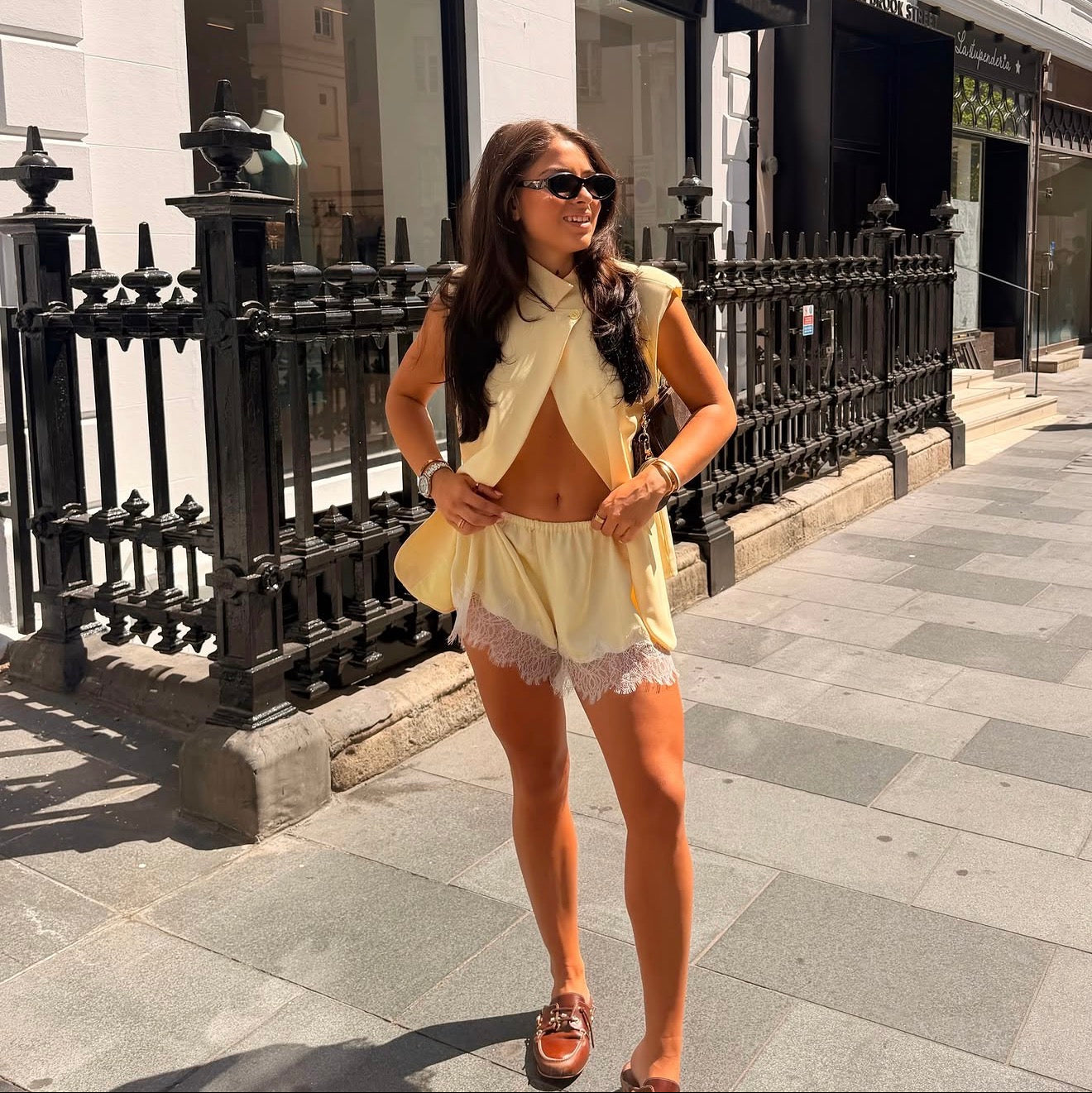Callie Satin Runner Shorts