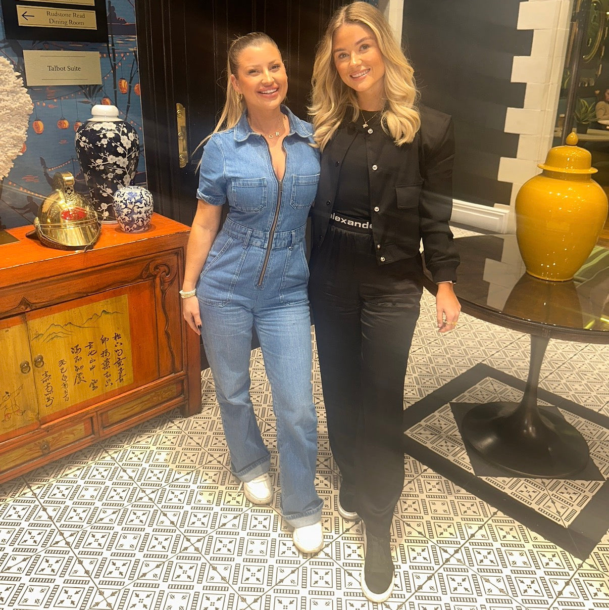 RENT Reiss Danie Denim Jumpsuit