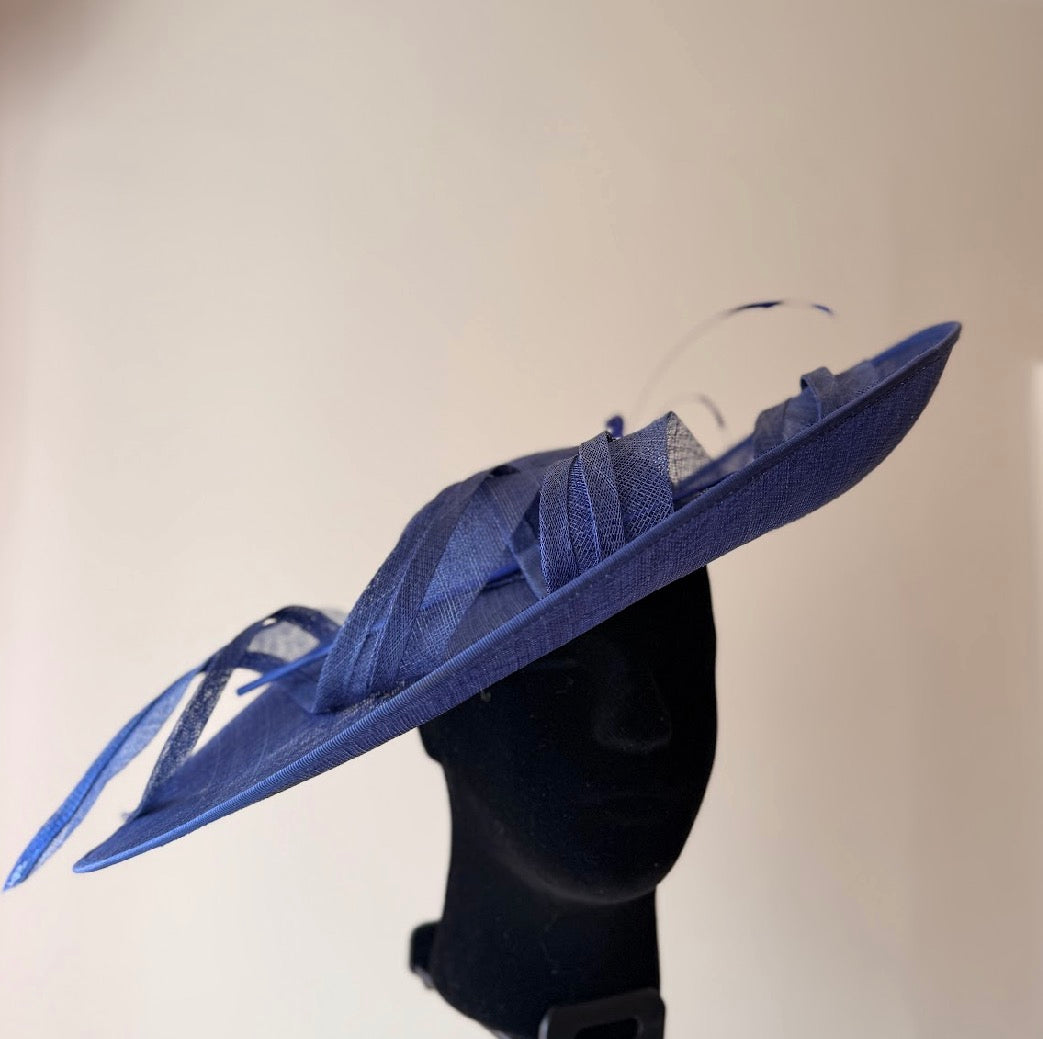 RENT | Navy Jayne Fascinator