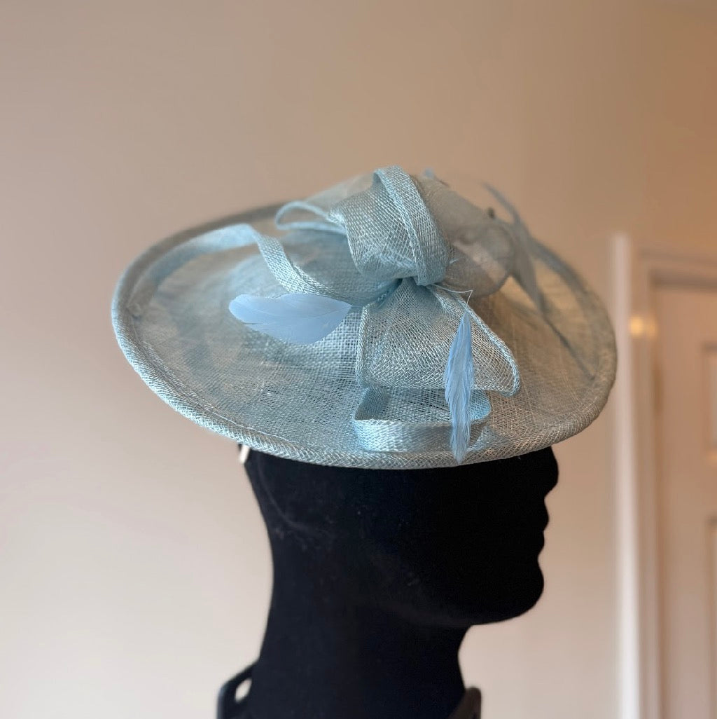 RENT | Light Blue Ottilie Fascinator