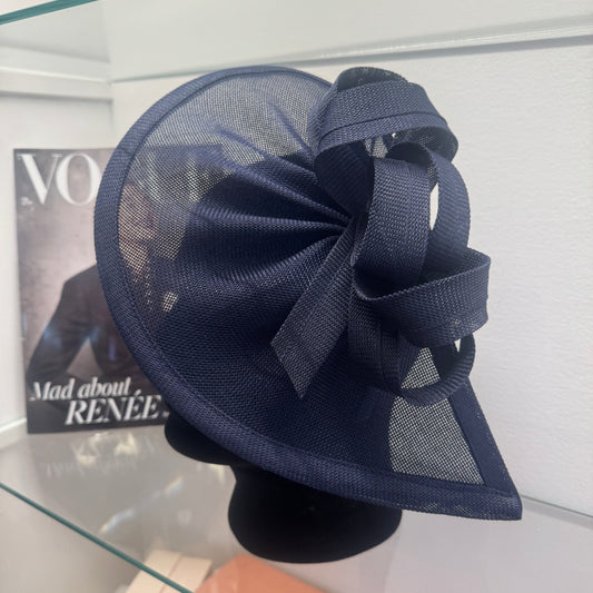 RENT | Navy Blue Ava Fascinator