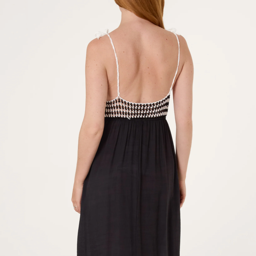 Kara Crochet Detail Maxi Dress