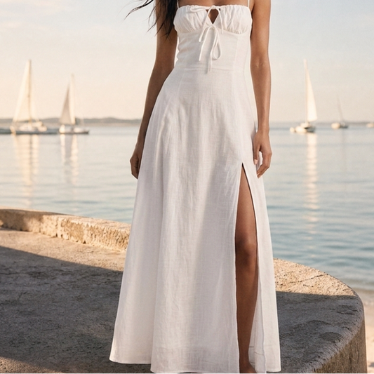 Milk Maid Midi Dress