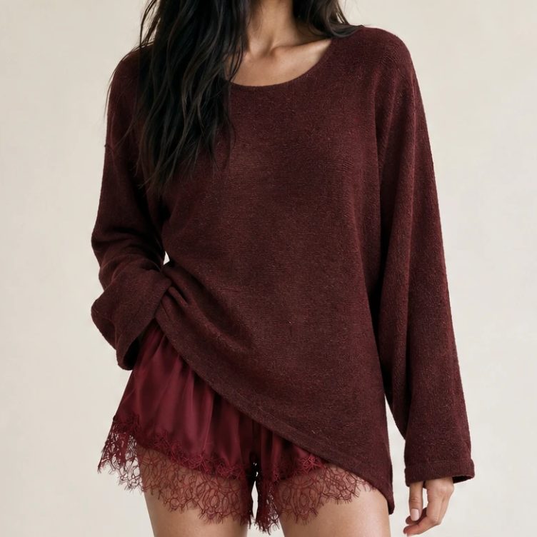 Ffion Fine Knit Asymmetric Jumper