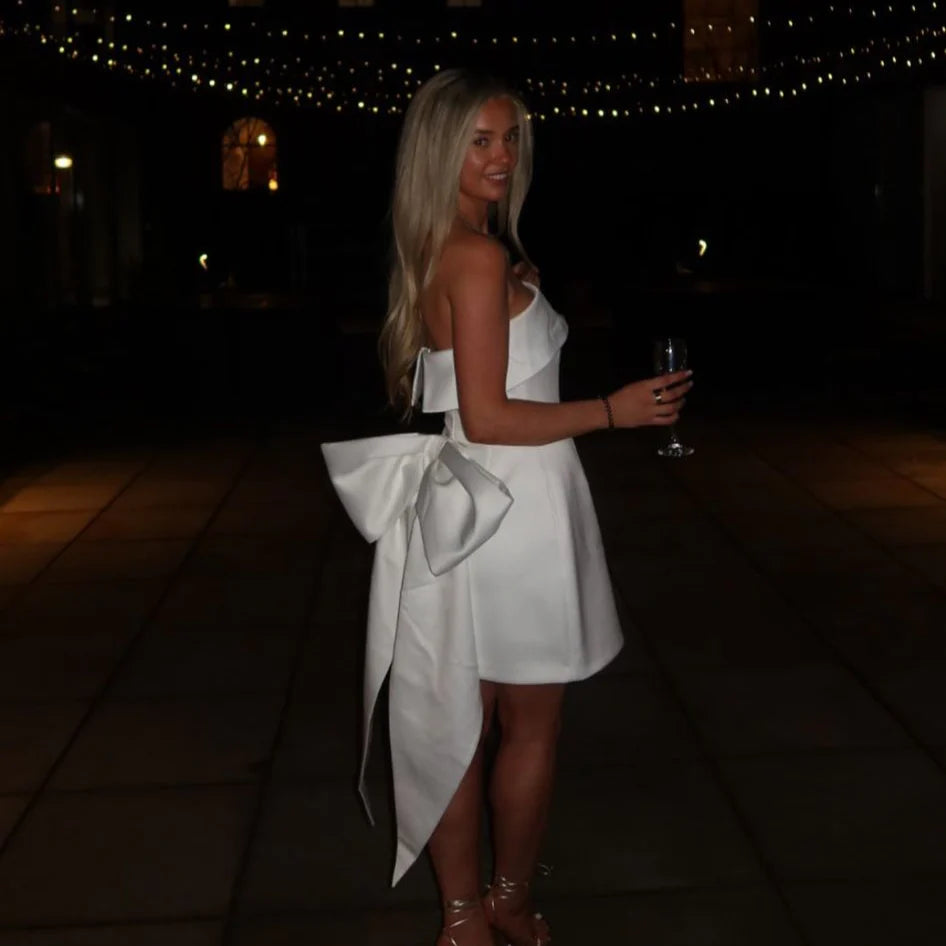 RENT Nadine Merabi Heather Dress Bow