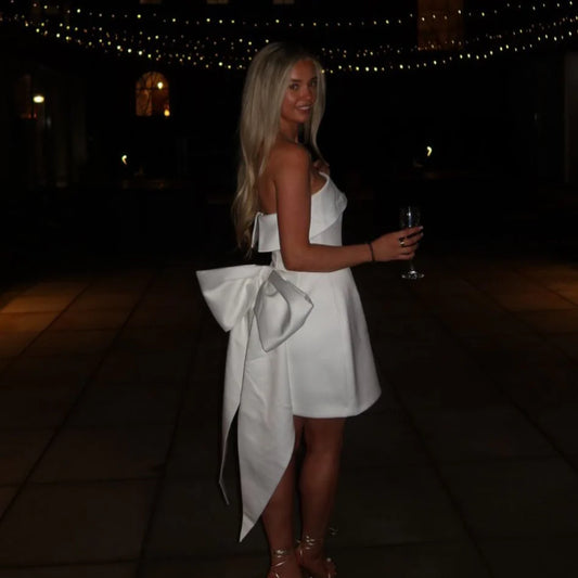 RENT Nadine Merabi Heather Dress Bow