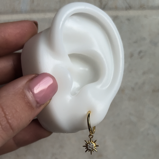 Sunshine Huggie Earrings