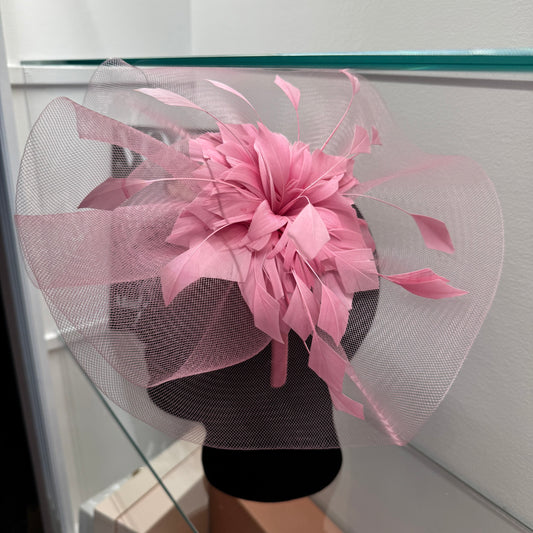 RENT | Pink Penelope Fascinator