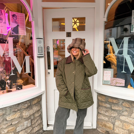 Ari Diamond Quilted Coat