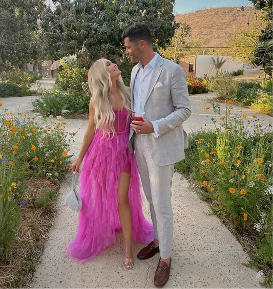 RENT | BUY For Love & Lemons Bustier Gown in Pink