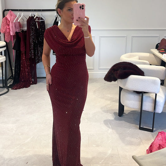 Mylene Studded Maxi Dress