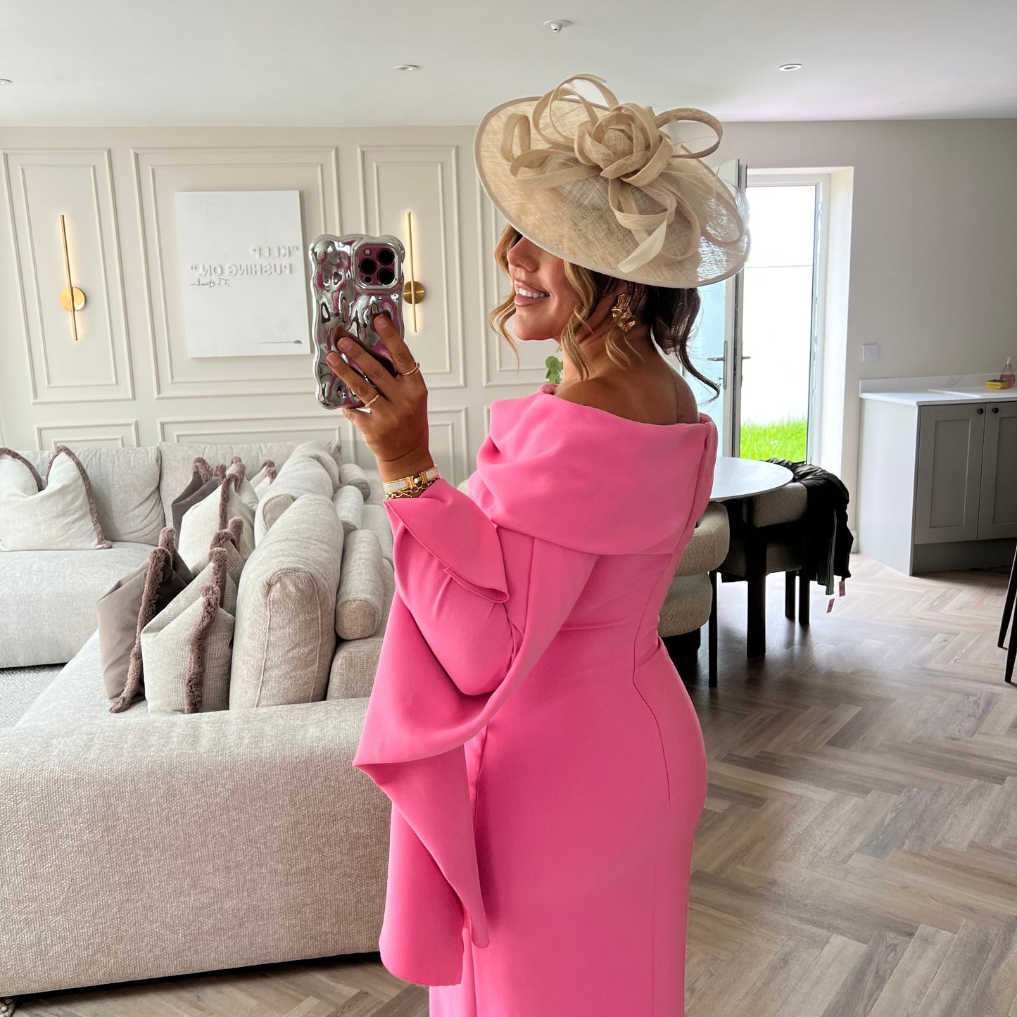 RENT  | Beige Lydia Fascinator