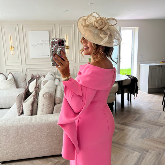 RENT  | Beige Lydia Fascinator
