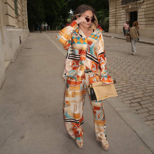 Reeta Abstract Twin Set