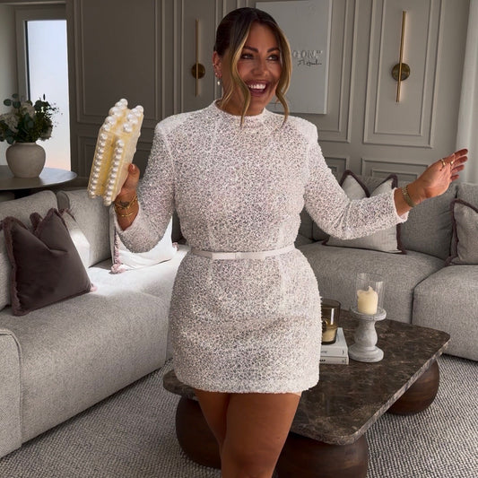 RENT | BUY Nadine Merabi Edie White Dress