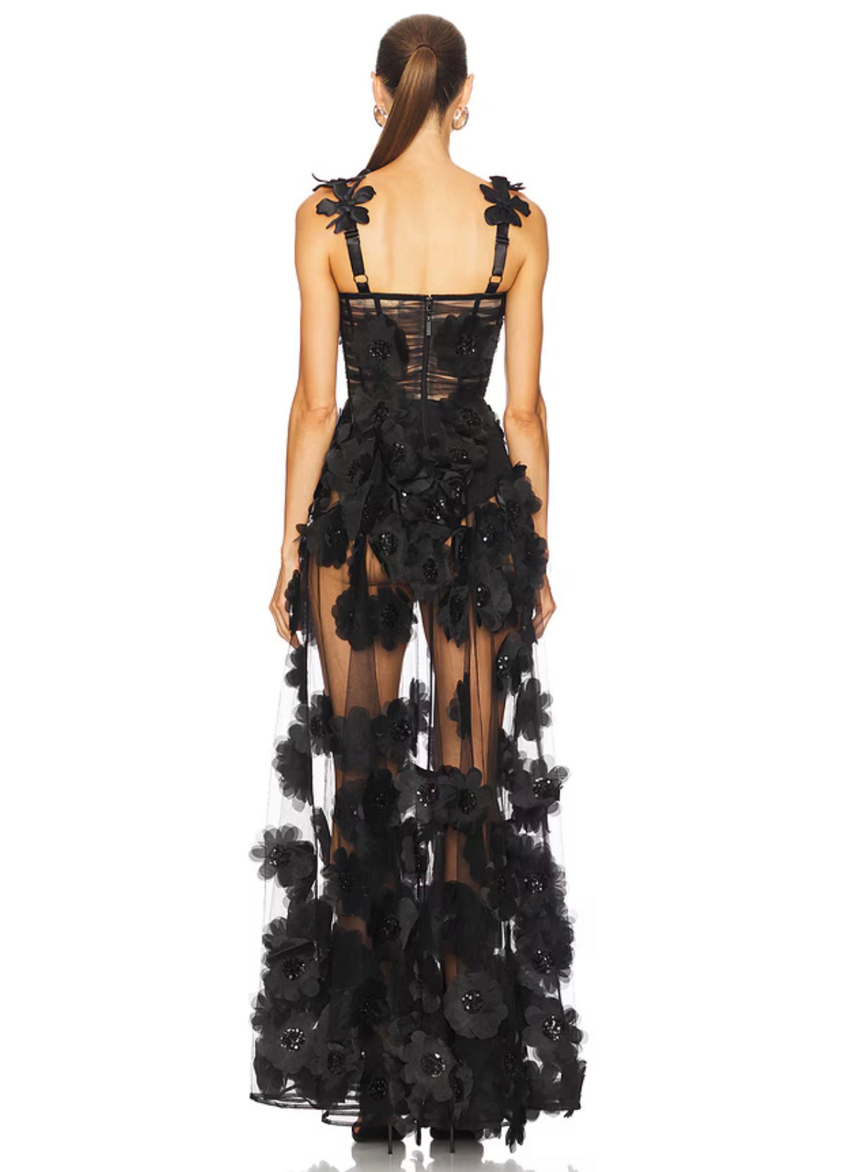 RENT | BUY Bronx Banco Rosalie Noir Gown in Black