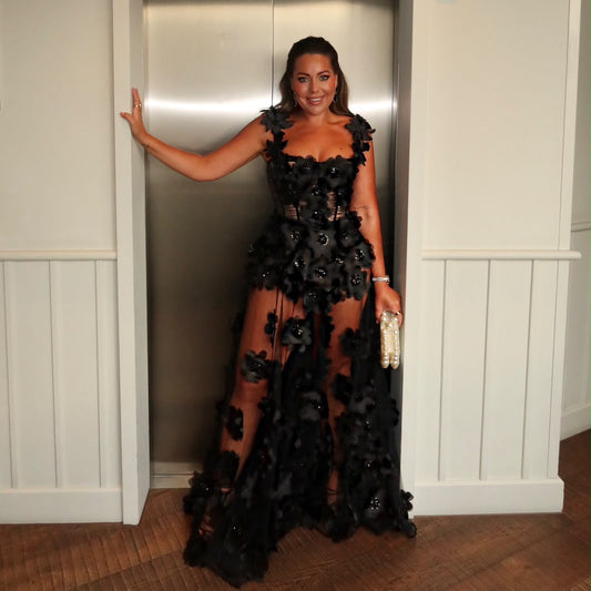 NEW IN  Bronx Banco Rosalie Noir Gown in Black