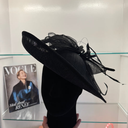 RENT  | Black Mia Fascinator