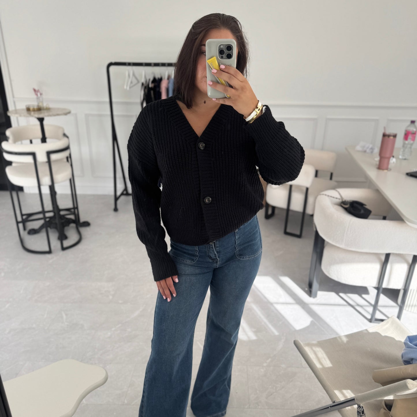 Lyla V Neck Knit Cardigan